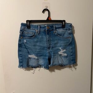 Universal Thread Blue Distressed Jean Shorts